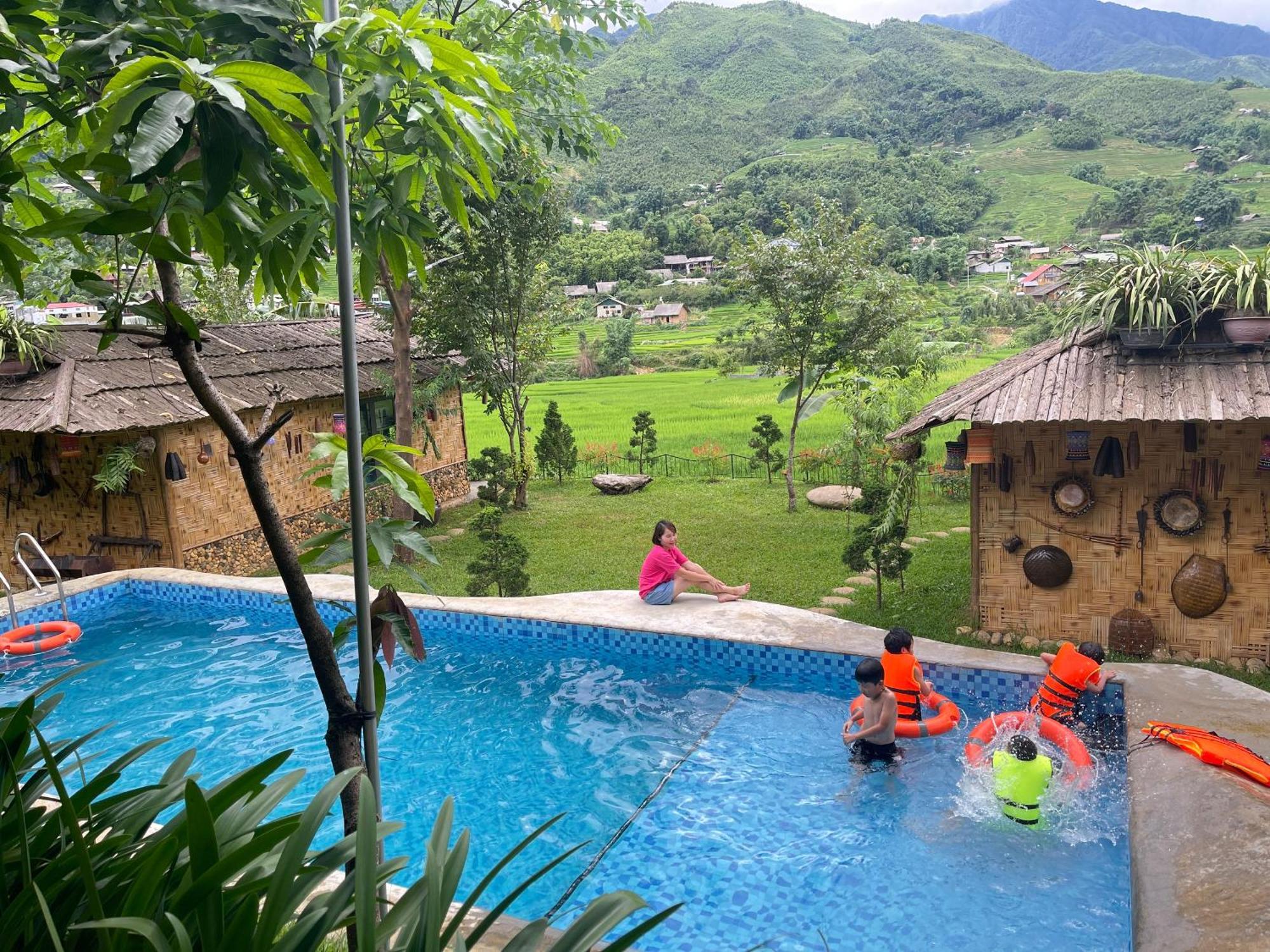 Hostal Sapa Bamboo Eco Exterior foto